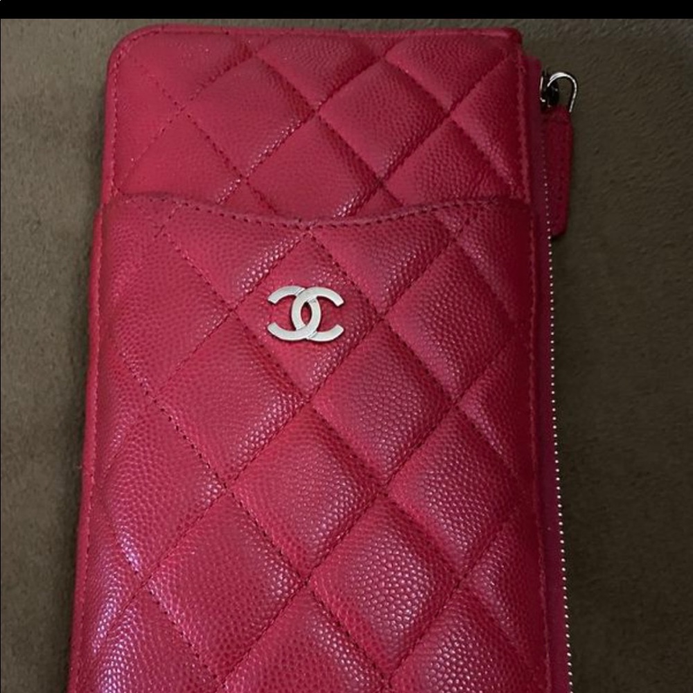 Chanel phone wallet